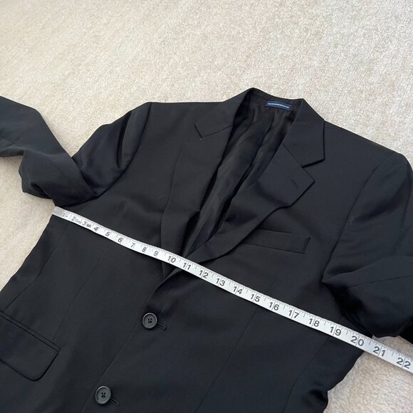 Stafford Performance Classic Fit Black Wool Blazer Suit Jacket 38S 38 Short - Picture 7 of 15